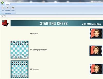 ChessBase Tutorials Starting Chess - King - Software DVD - Chess-House