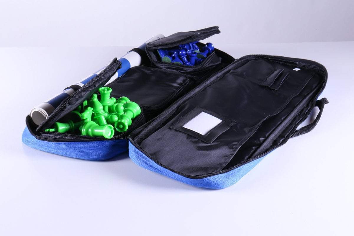 Club Chess Set Color Combo 2 - Green and Blue - Chess Set - Chess-House