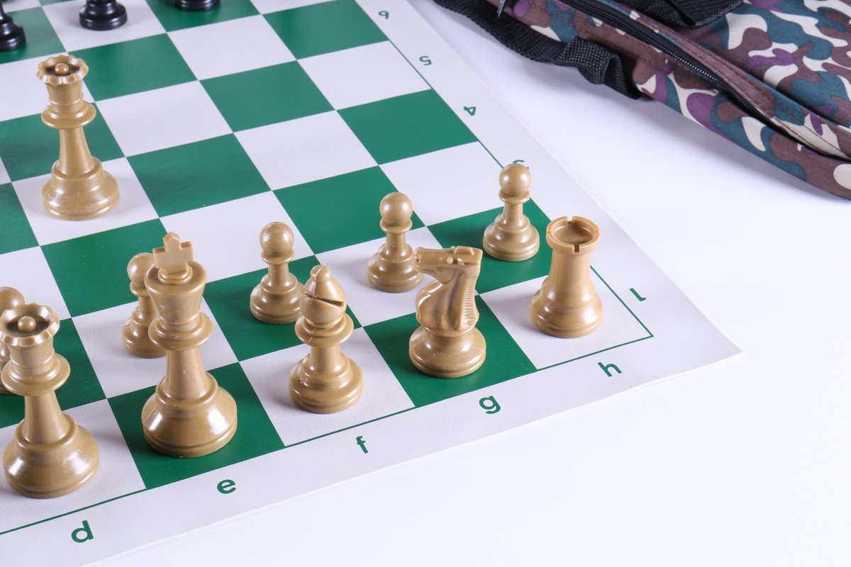Club Chess Set Color Combo 5 - Olive Camo - Chess Set - Chess-House