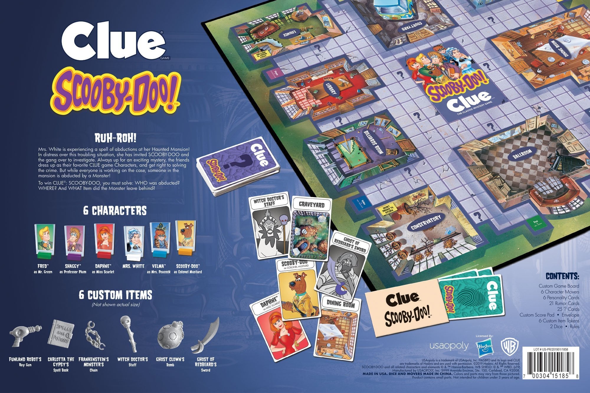 Clue Board Game - Scooby Doo Edition Game