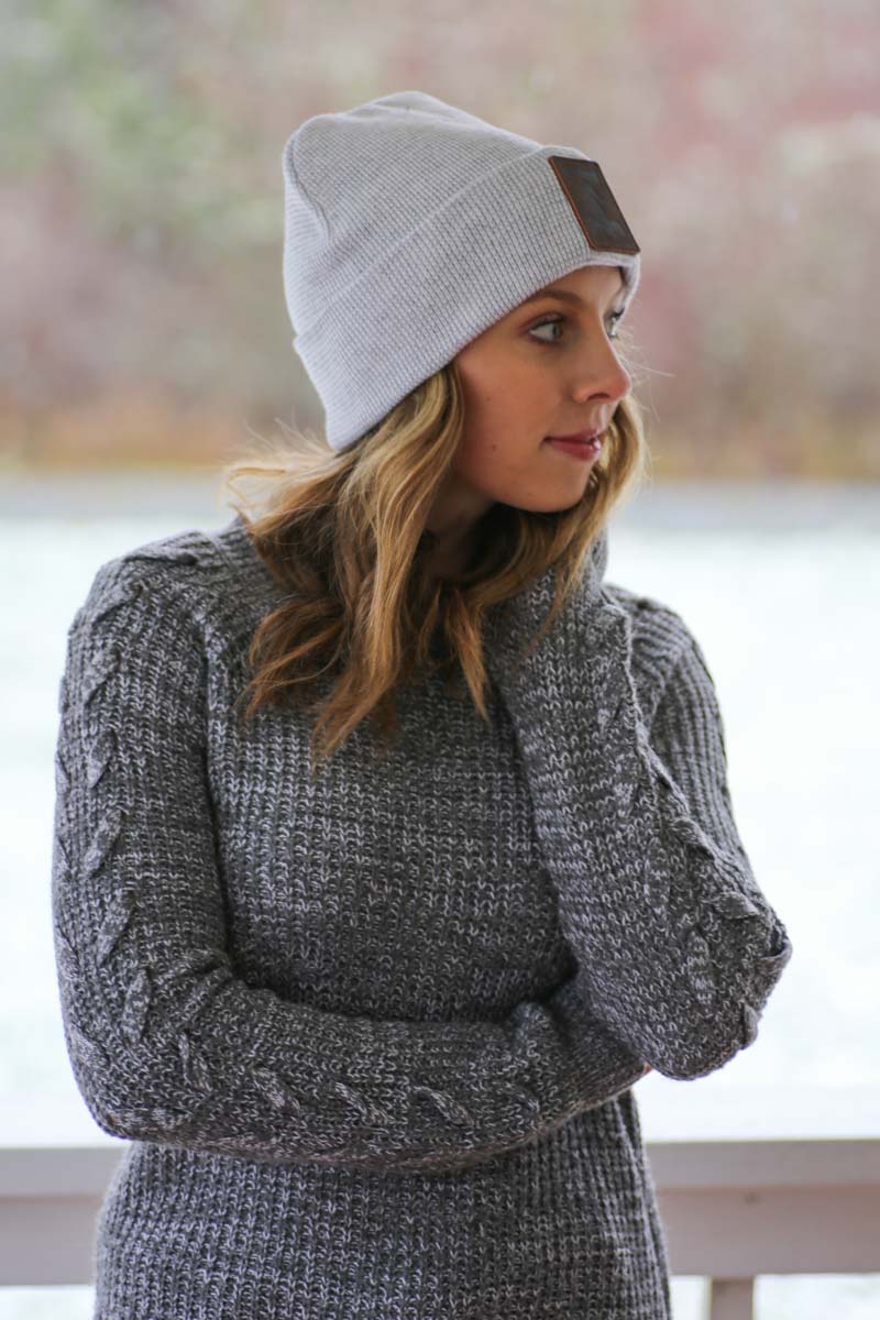 Comfortable Beanie Hat with Chess House Leather Logo - Apparel - Chess-House