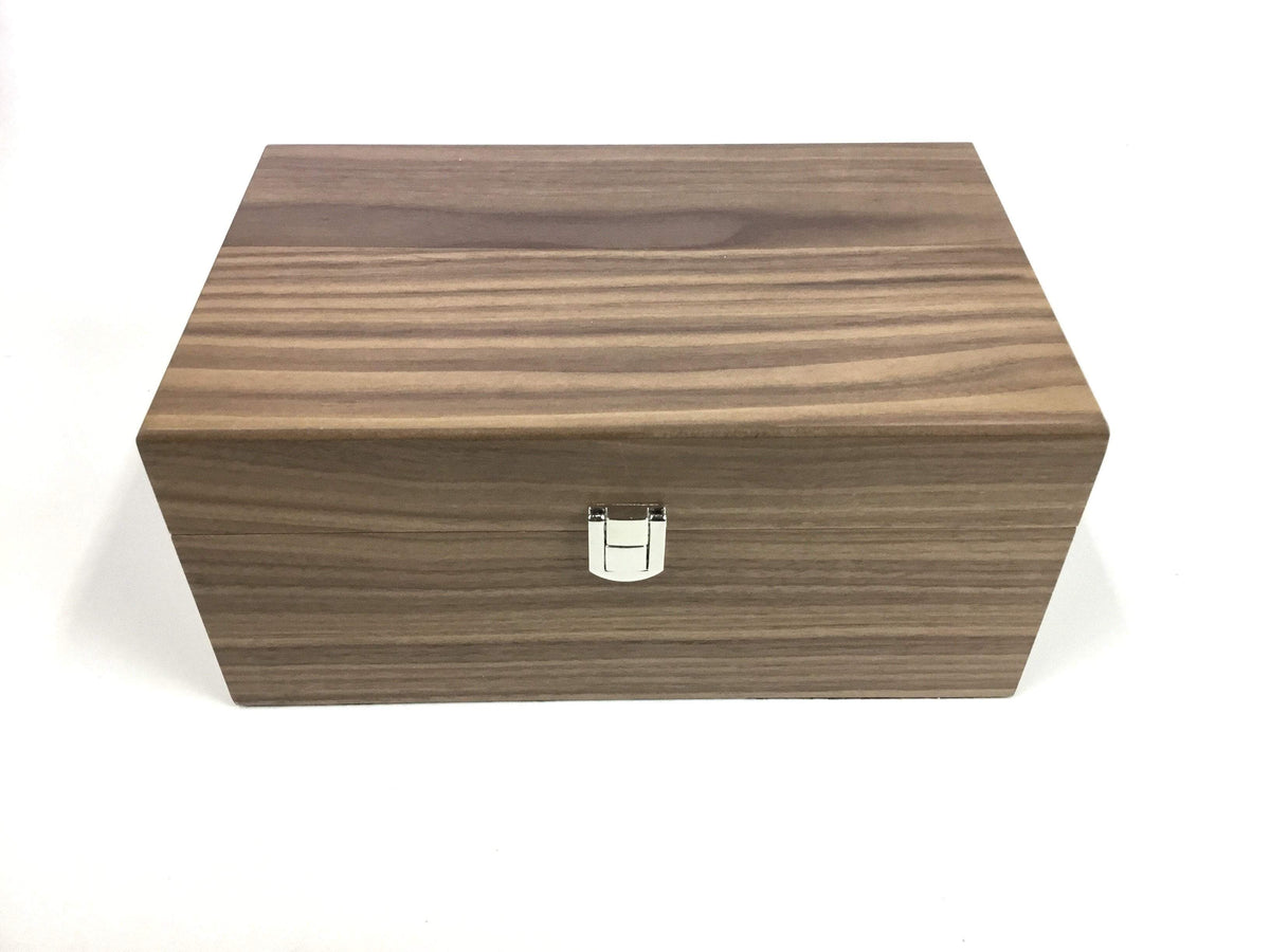 DEAL ITEM: Walnut Storage Box (for most pieces up to 4.25") - Open Box - Chess-House