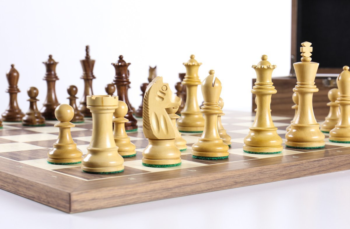 Economical Scout Chess Set with Storage Chess Set