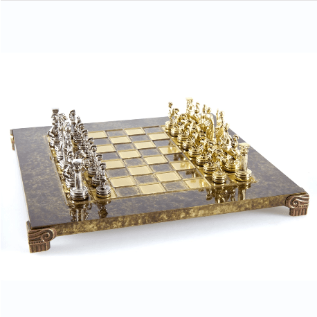 Greek Roman Period Chess Set with Storage Chess Set