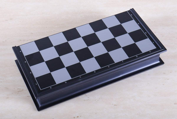 Magnetic Folding Chess Checkers Board Game International Size