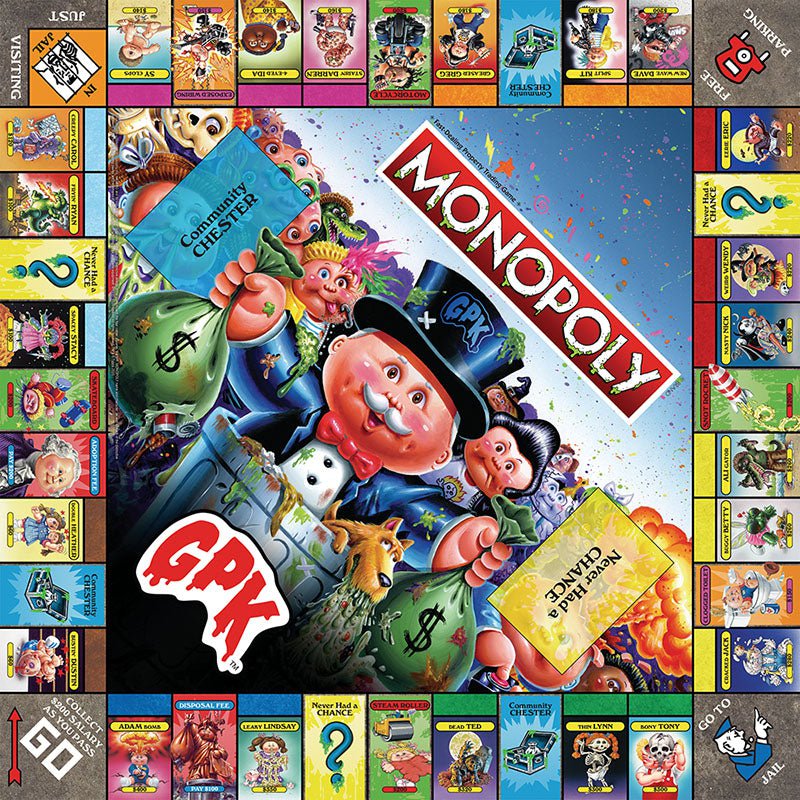 Monopoly Board Game - Garbage Pail Kids Edition - Game - Chess-House