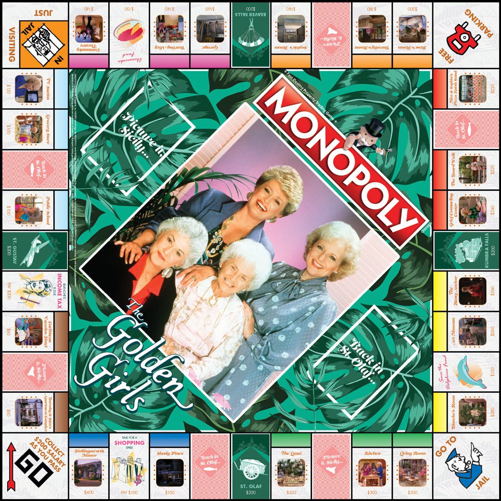 Monopoly Board Game - Golden Girls Edition - Game - Chess-House