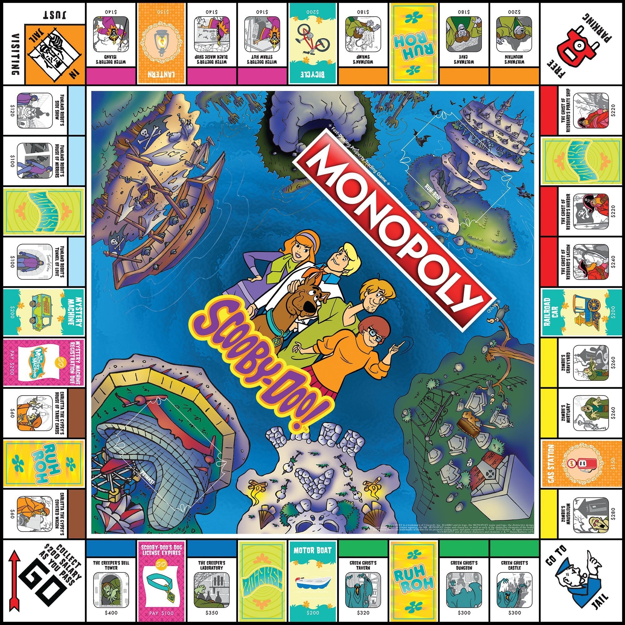 Monopoly Board Game - Scooby Doo Edition - Game - Chess-House