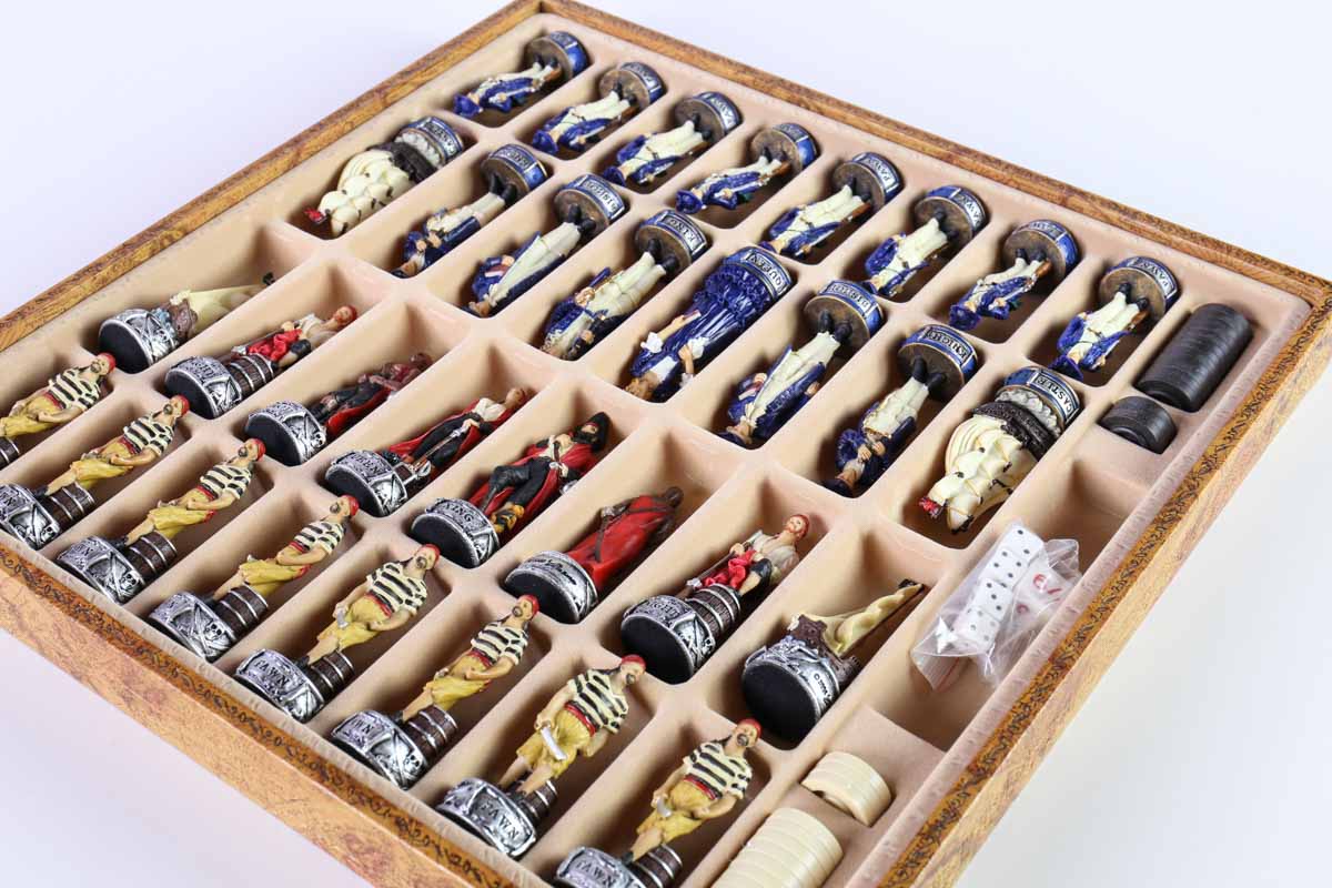 Pirates Chess Set with Storage Board - Chess Set - Chess-House