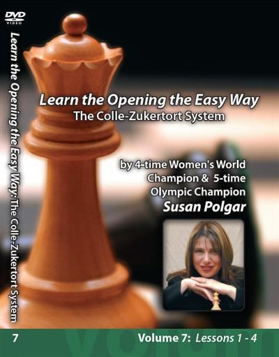 Polgar's Learn the Opening the Easy Way #7, The Colle-Zukertort System (DVD) - Software DVD - Chess-House