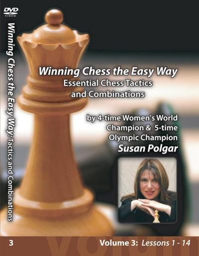 Polgar's Winning Chess the Easy Way #3 Tactics & Combinations (DVD) - Software DVD - Chess-House