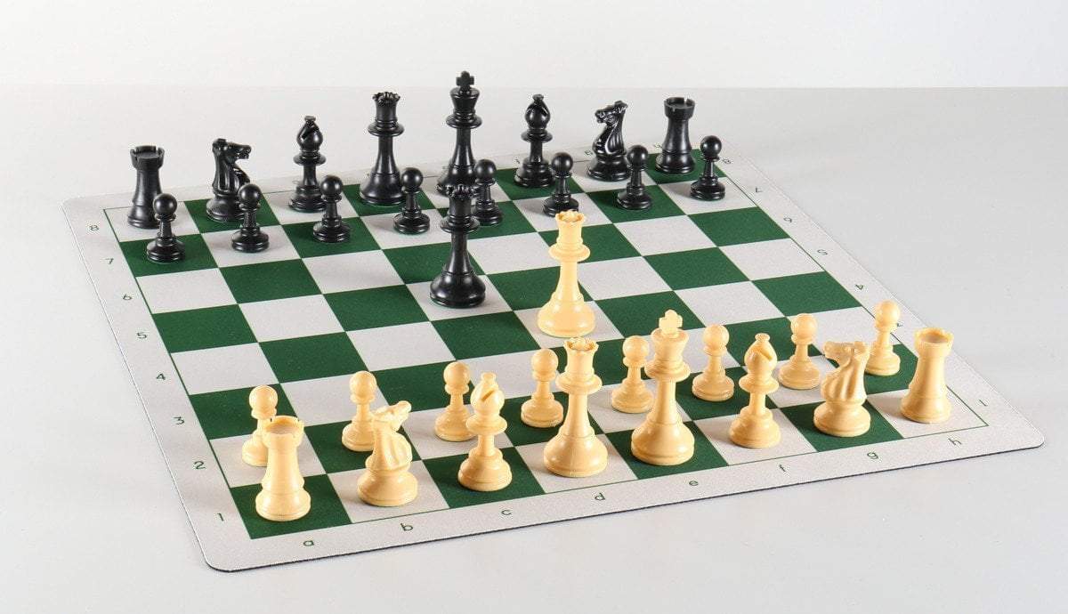 Quality Club Chess Set on Flex Pad Board - Chess Set - Chess-House