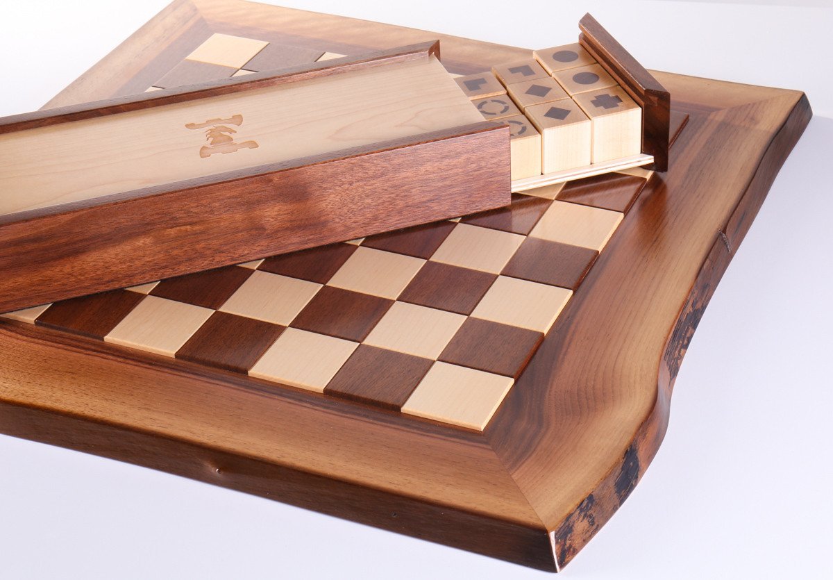 Raphael Design Live Edge Chess Set - Chess Set - Chess-House
