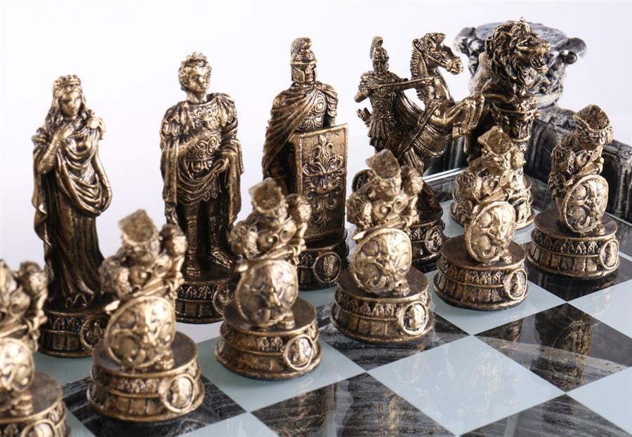Roman Gladiators 3D Chess Set - Chess Set - Chess-House
