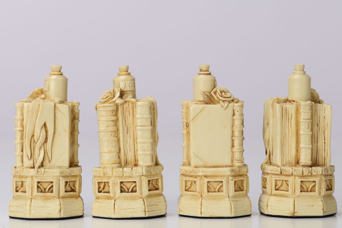 Shakespeare and the Globe Chess Pieces - Antiqued - Piece - Chess-House