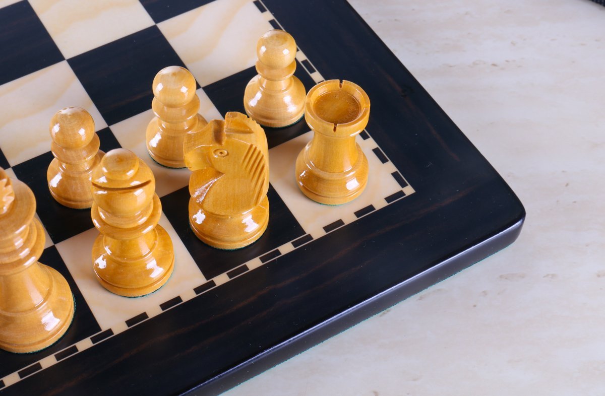 SINGLE REPLACEMENT PIECES: 12" Magnetic Travel Chess Set in Black and Boxwood Piece