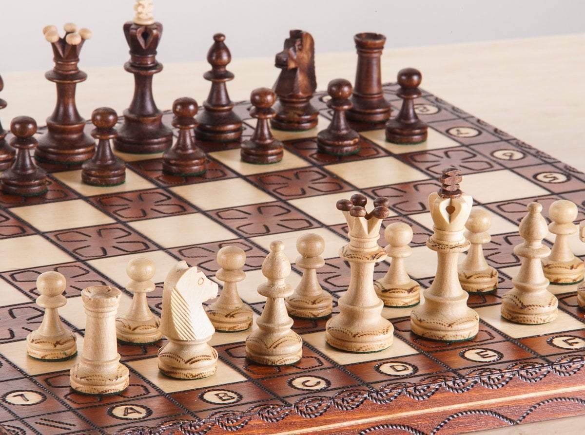 SINGLE REPLACEMENT PIECES: 16" Junior Wooden Chess Set - Parts - Chess-House