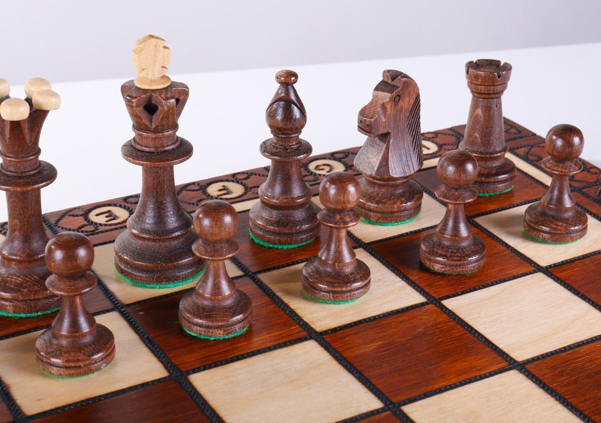 SINGLE REPLACEMENT PIECES: 19" Consul Wooden Chess Set - Parts - Chess-House