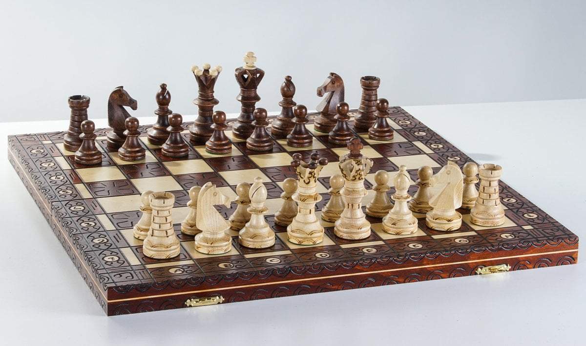 SINGLE REPLACEMENT PIECES: 20" Royal Wooden Chess Set Piece