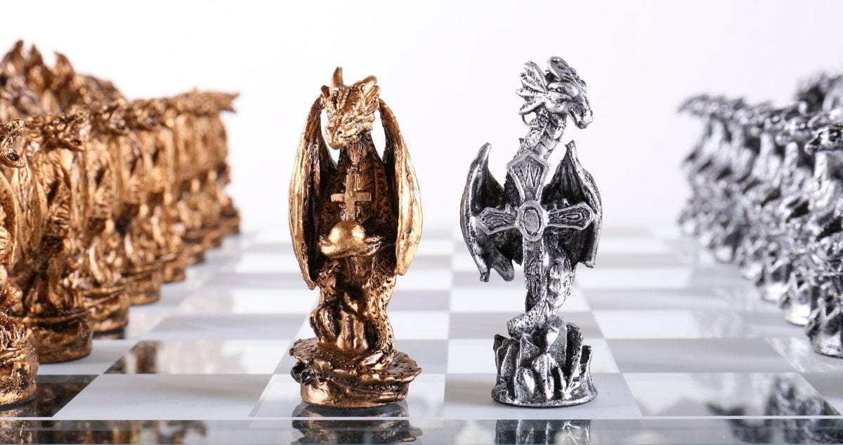 SINGLE REPLACEMENT PIECES: 3D Dragon Chess Set Piece