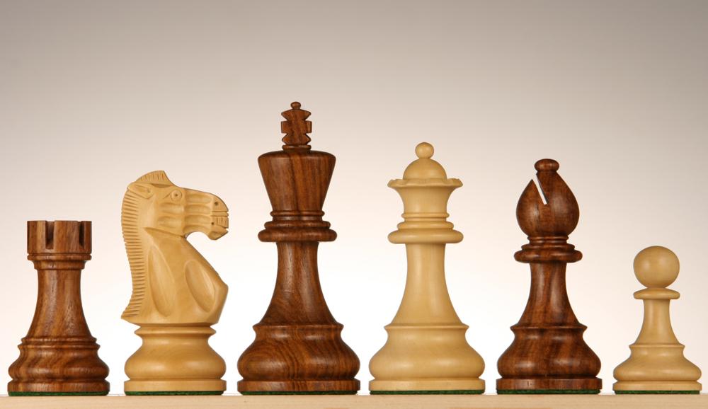 SINGLE REPLACEMENT PIECES: 4" Weighted English Chessmen - Parts - Chess-House