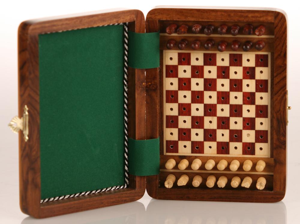 SINGLE REPLACEMENT PIECES: 7" Pegged Wood Travel Chess Set - Parts - Chess-House