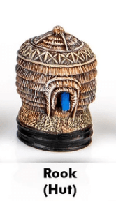 SINGLE REPLACEMENT PIECES: African Tribal Chess Set - Zulu / Ndebele (Large) - Parts - Chess-House