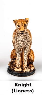 SINGLE REPLACEMENT PIECES: African Tribal Chess Set - Zulu / Ndebele (Large) - Parts - Chess-House