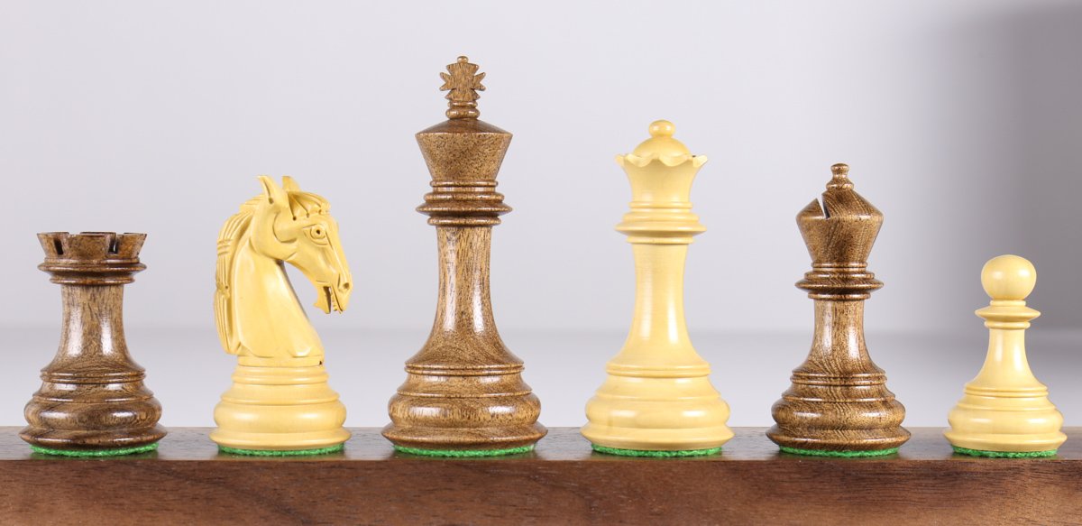 SINGLE REPLACEMENT PIECES: Colombian 3.75" Chess Pieces in Acacia - Parts - Chess-House
