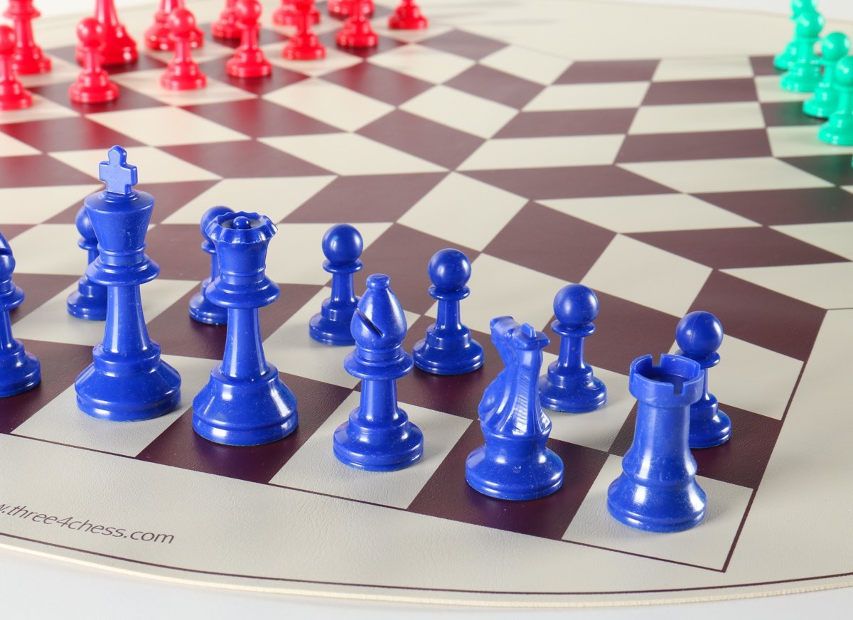 SINGLE REPLACEMENT PIECES: Large 3 Player Chess Set Piece