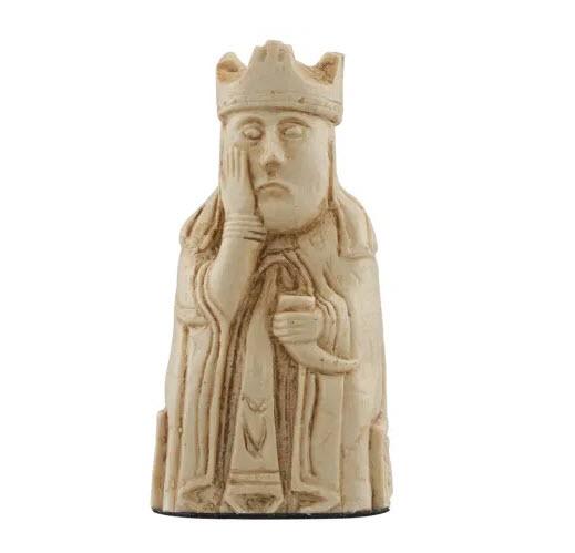 SINGLE REPLACEMENT PIECES: Mini Isle of Lewis Chess Pieces - SAC Antiqued - Parts - Chess-House