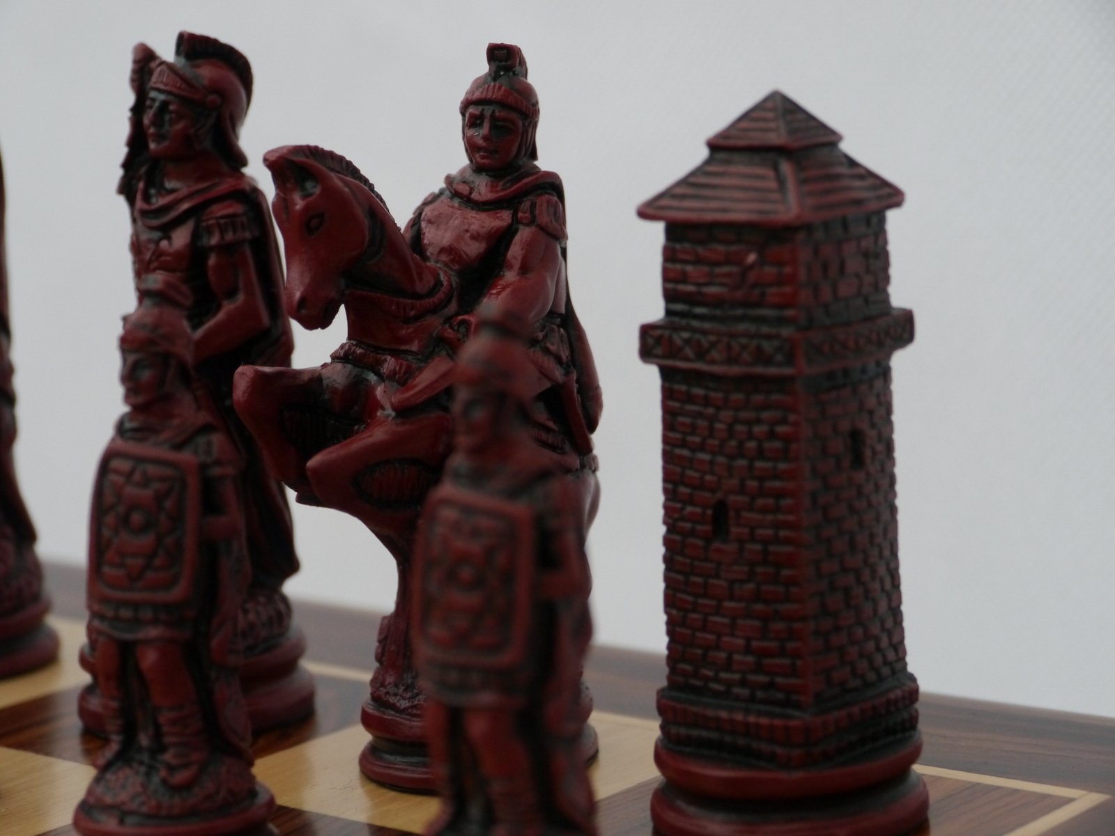 SINGLE REPLACEMENT PIECES: Roman Chess Pieces by Berkeley - Cardinal Red - Parts - Chess-House