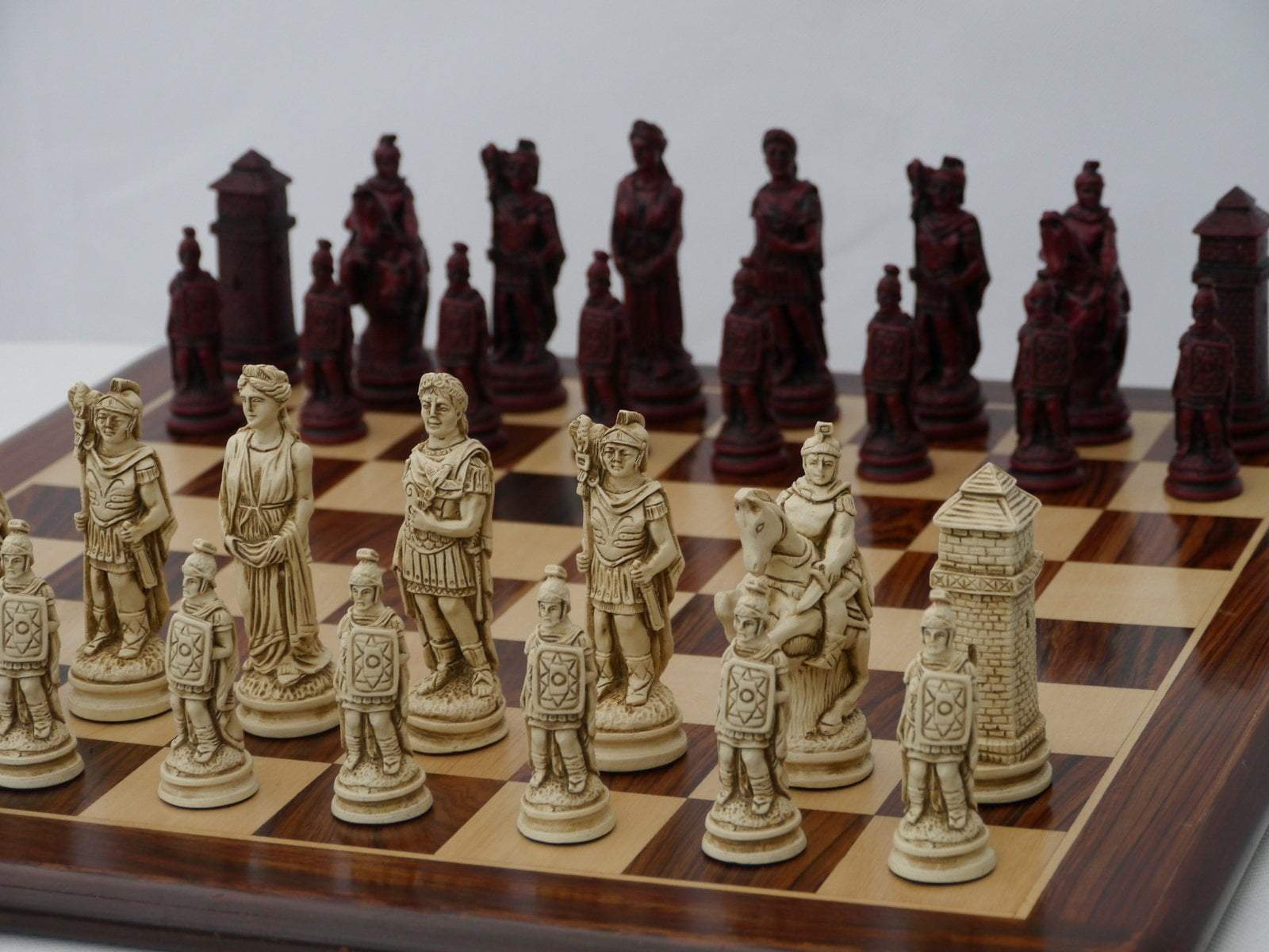 SINGLE REPLACEMENT PIECES: Roman Chess Pieces by Berkeley - Cardinal Red - Parts - Chess-House