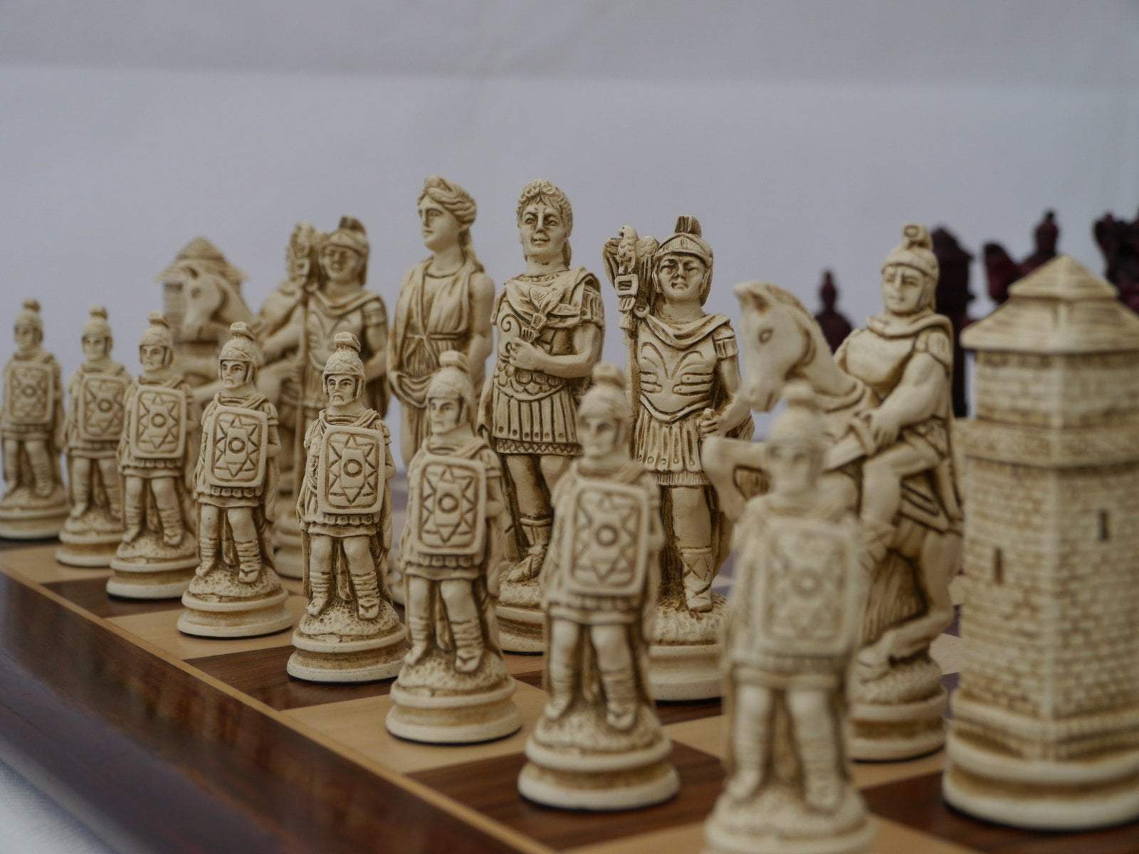 SINGLE REPLACEMENT PIECES: Roman Chess Pieces by Berkeley - Cardinal Red - Parts - Chess-House