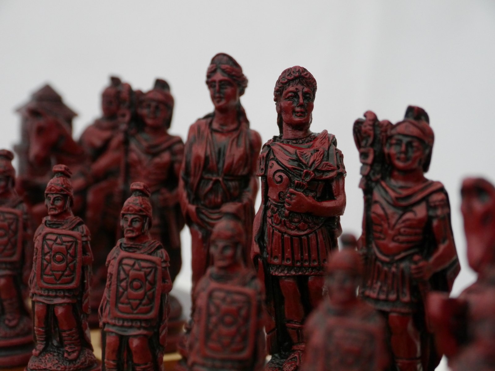 SINGLE REPLACEMENT PIECES: Roman Chess Pieces by Berkeley - Cardinal Red - Parts - Chess-House