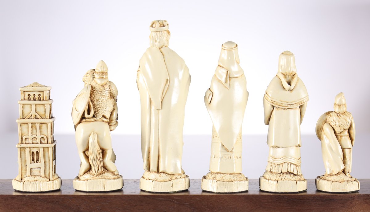 SINGLE REPLACEMENT PIECES: The Battle of Hastings Chess Pieces - SAC Antiqued - Parts - Chess-House