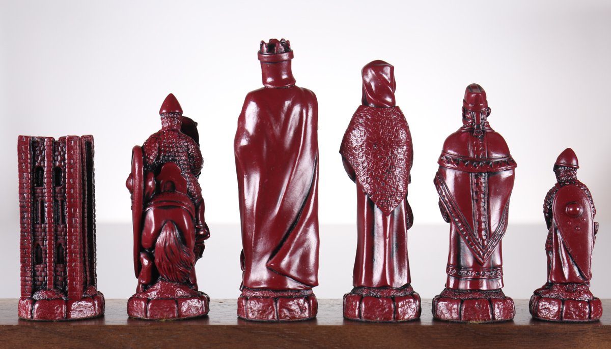 SINGLE REPLACEMENT PIECES: The Battle of Hastings Chess Pieces - SAC Antiqued - Parts - Chess-House