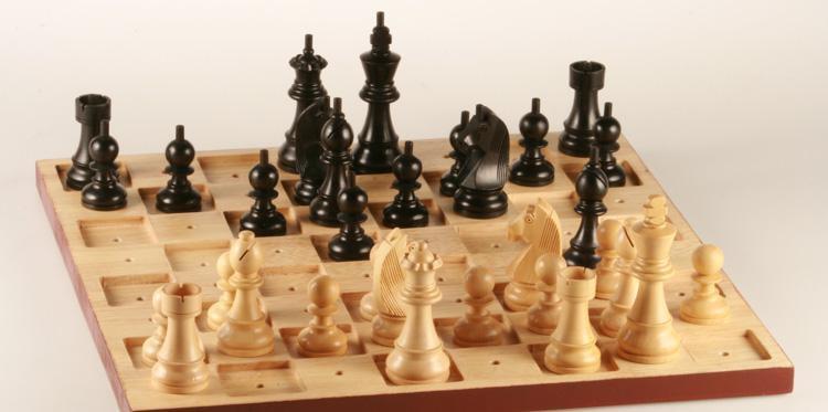 SINGLE REPLACEMENT PIECES: Wooden Chess Set for the Blind - 3.75 inch King Piece