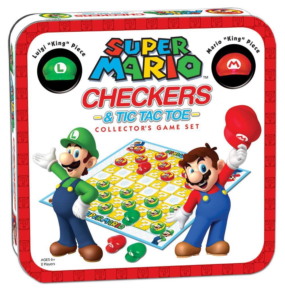 Super Mario Brothers Checkers & Tic Tac Toe Checkers