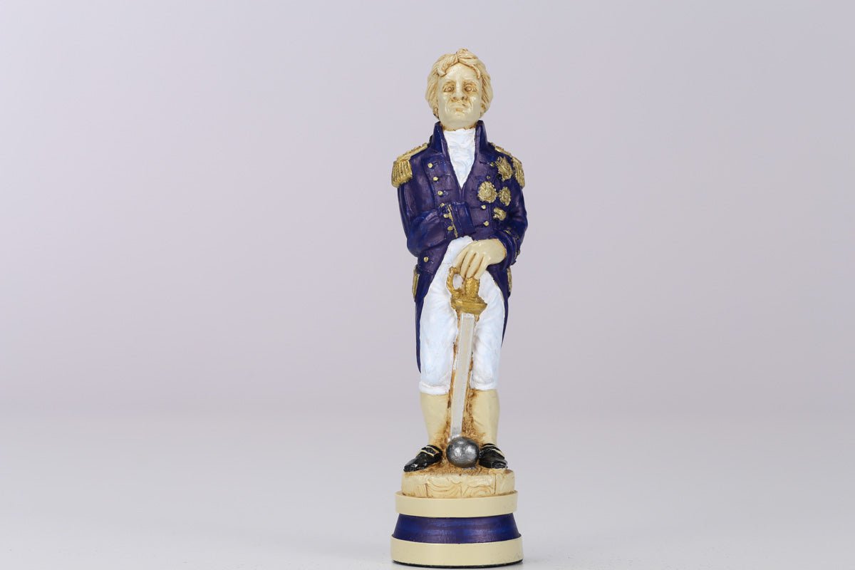 The Battle of Trafalgar Chess Pieces - SAC Hand Decorated - Piece - Chess-House