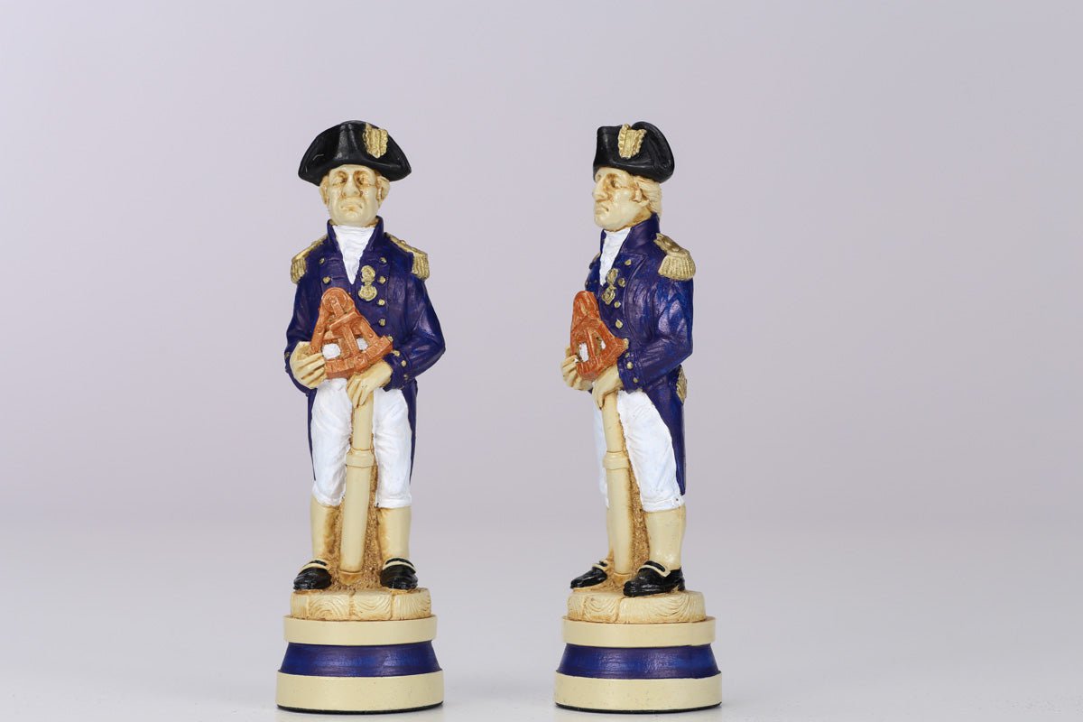 The Battle of Trafalgar Chess Pieces - SAC Hand Decorated - Piece - Chess-House