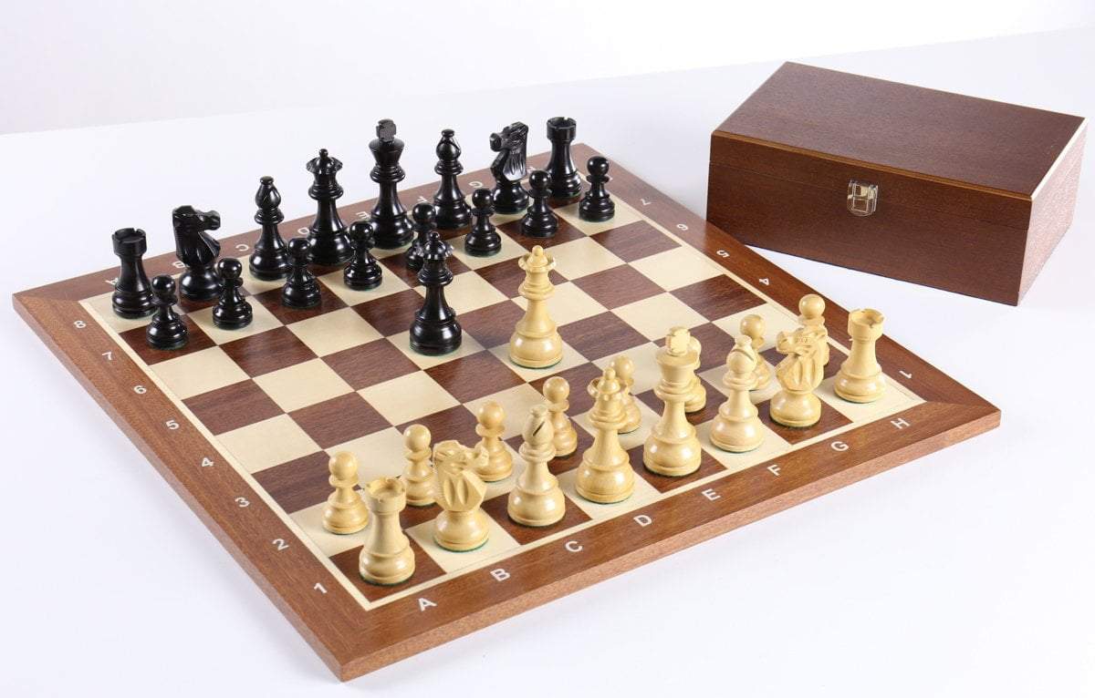 The French Series Chess Set Combo with Storage Chess Set