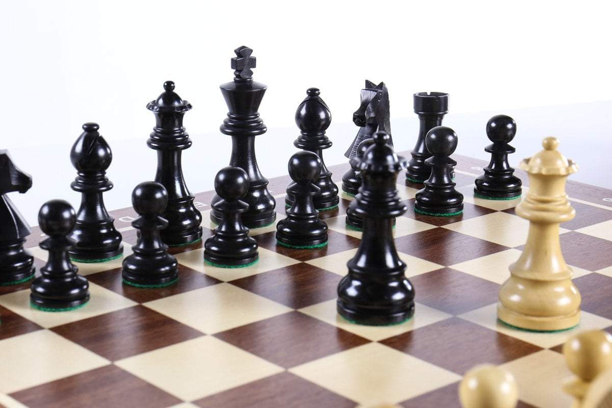 The German Staunton Chess Set Combo with Storage Chess Set