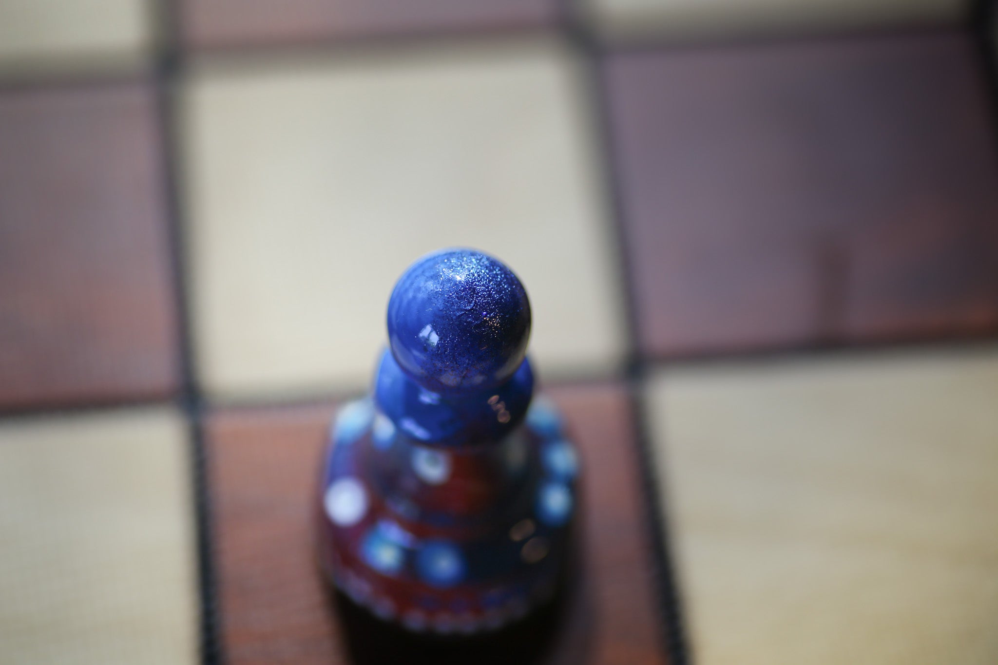 The High Flyer - Sydney Gruber Painted 21" Ambassador Chess Set #14 - Chess Set - Chess-House