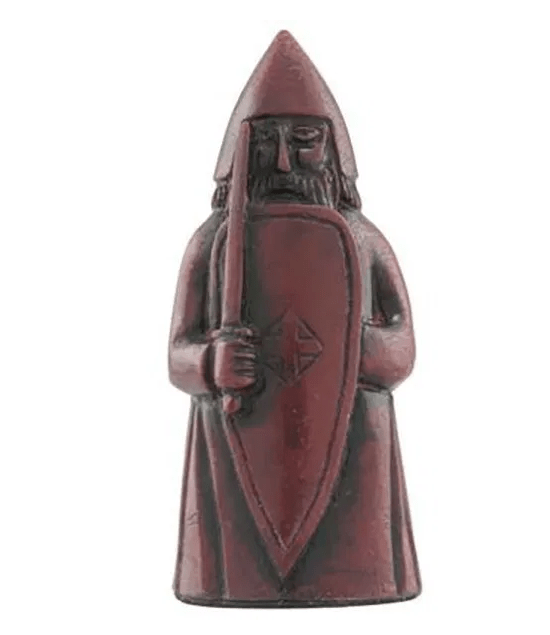 The Red Isle of Lewis Antiqued Chessmen