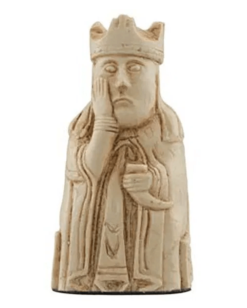 The Red Isle of Lewis Antiqued Chessmen