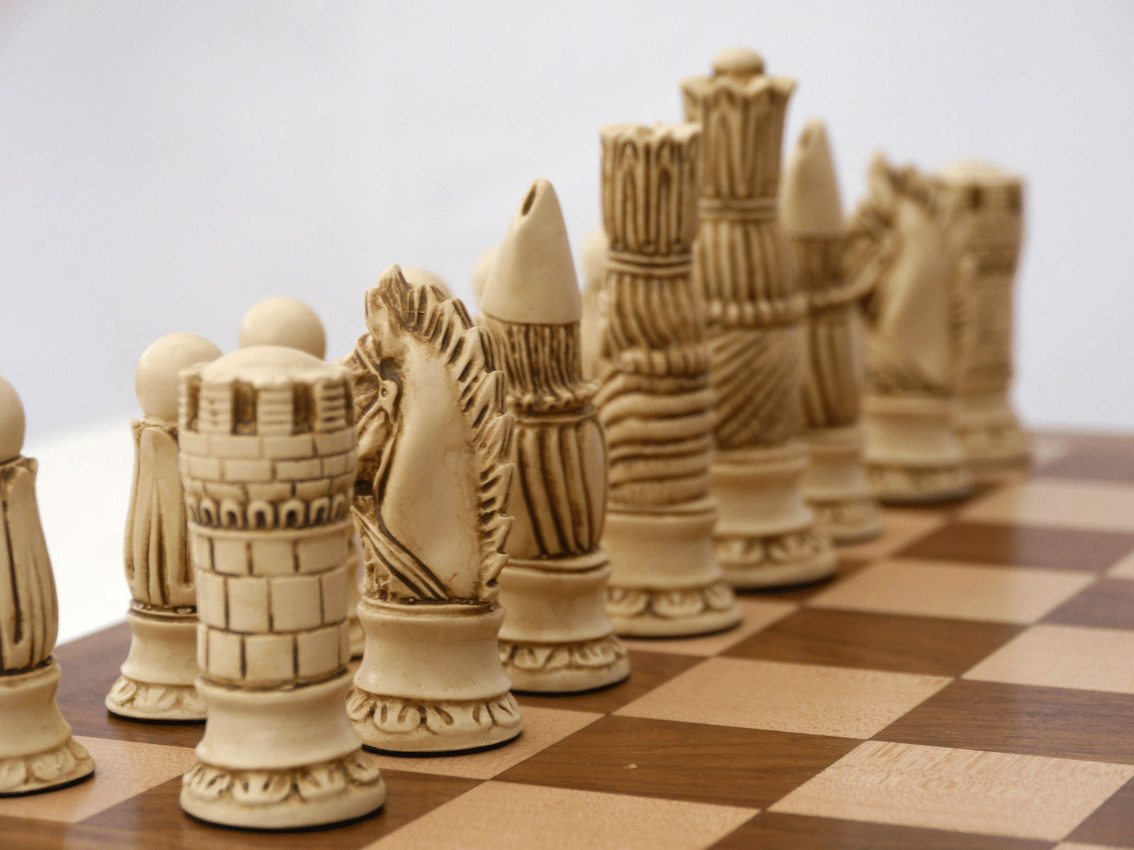 Victorian Chess Pieces by Berkeley - Cardinal Red - Piece - Chess-House