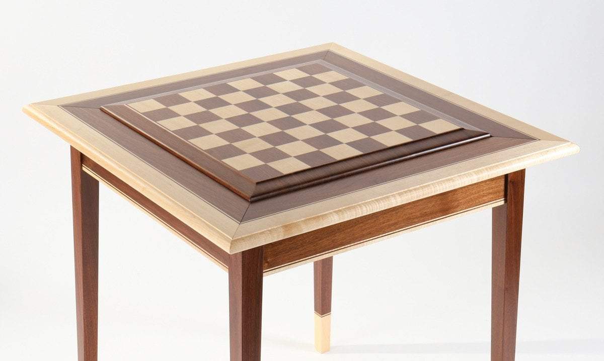 Walnut Maple Premium Hardwood Chess Table (WITHOUT CHESSBOARD SURFACE) - Table - Chess-House