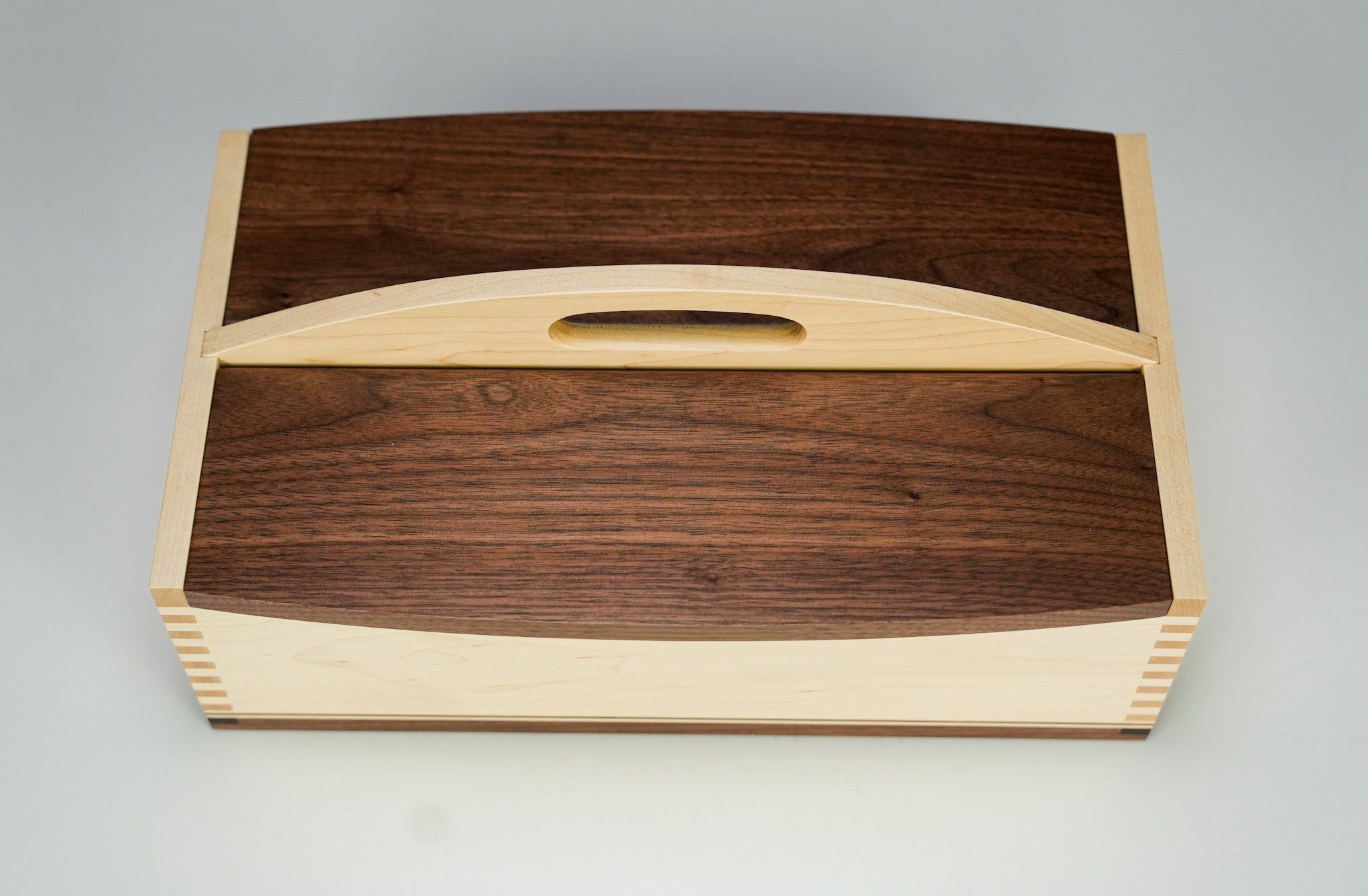 Walnut Maple Premium Hardwood Picnic Basket Chess Box - Box - Chess-House