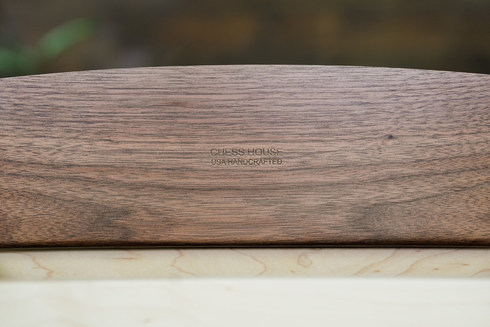 Walnut Maple Premium Hardwood Picnic Basket Chess Box - Box - Chess-House